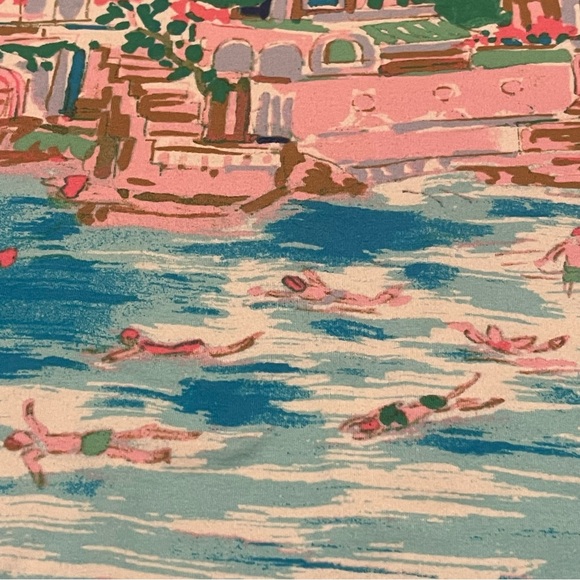 TALBOTS TEE Lake Como. Petite Medium. 
95% cotton, 5% spandex. - Picture 5 of 9